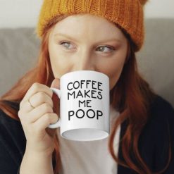 Coffee Poop fehér bögre