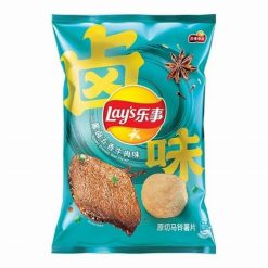 Lays ötfűszeres marha ízű burgonyachips 70g