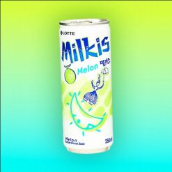 Lotte Milkis Soft Drink Melon dinnye ízű tejes szénsavas ital 250 ml