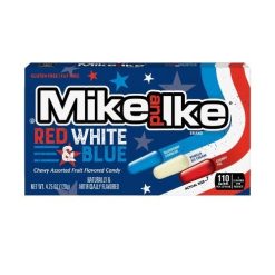 Mike and Ike Red White Blue gyümölcs ízű rágós cukorkák 120g