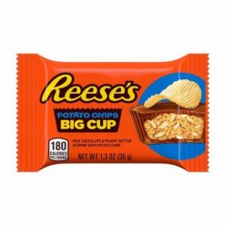 Reeses Potato Chips Big Cup mogyoróvajas csoki burgonyachips darabokkal 36g