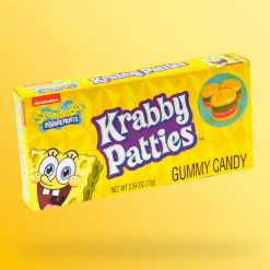 Spongebob Krabby Patties herkentyűburger formájú gumicukor 72g