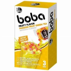 Boba Passion Fruit Maracuja ízű Boba tea készítő 3db-os szett 234g