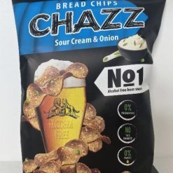 Chazz Bread Chips napraforgómagos kenyérchips tejföllel és hagymával 100g