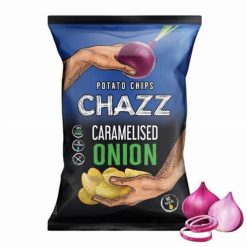 Chazz Caramelised Onion karamellizált hagyma ízű burgonyachips 130g