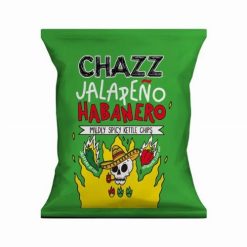 Chazz Jalapeno and Habanero Medium Spicy burgonyachips 50g