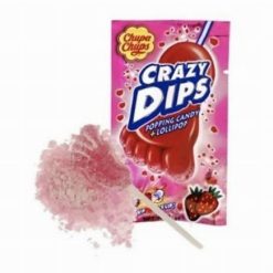 Chupa Chups Crazy Dips talp formájú nyalóka robbanócukorral 14g