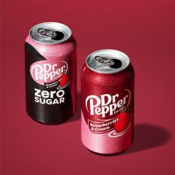 Dr. Pepper Strawberries and Cream eperkrém ízű üdítőital 355ml