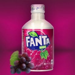 Fanta szőlő ízű üdítőital fém palackban 300ml