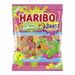 Haribo Grüne Krokodile savanyú gumicukor 175g