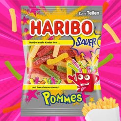 Haribo Pommes savanyú burgonya gumicukor 100g