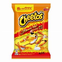 Japán Cheetos Flamin Hot Crunchy csípős chips 65g Szavatossági idő: 2024-09-30