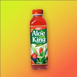 OKF Aloe Vera King Strawberry eper ízű üdítő 500ml