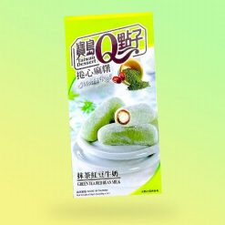 Q Mochi Roll Zöld tea és vörösbab ízű 150g