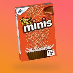 Reeses Puffs Minis mogyoróvajas gabonapehely 331g Szavatossági idő: 2024-11-26