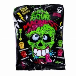 Sour Madness koponya formájú savanyú cukorkák 60g