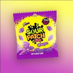 Sour Patch Kids Grape szőlő ízű savanyú gumicukor 101g