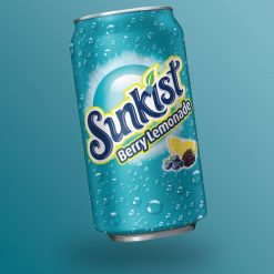 Sunkist Berry Lemonade bogyós gyümölcsös limonádé ízű üdítőital 355ml Szavatossági idő: 2024-11-27