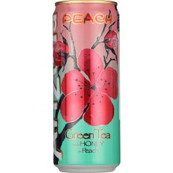 Arizona Green Tea with Honey & Peach méz és őszibarack ízű zöld tea 330ml