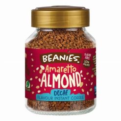 Beanies Amaretto Almond mandula ízű koffeinmentes instant kávé 50g