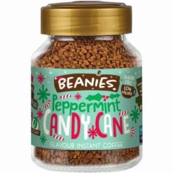 Beanies Peppermint Candy Cane borsmenta nyalóka ízű instant kávé 50g