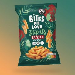 Bites We Love vegán paprikás lencse chips BIO 75g Szavatossági idő: 2024-11-23