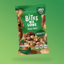 Bites We Love vegán sótlan diákcsemege mix 30g Szavatossági idő: 2024-12-29