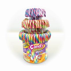 Candy cane színes cukorpálca nyalóka 12g