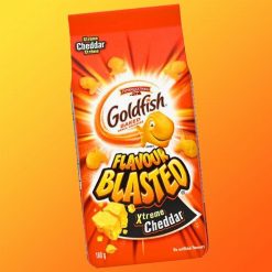 Goldfish Xtreme Cheddar sajt ízű halacskás keksz 180g