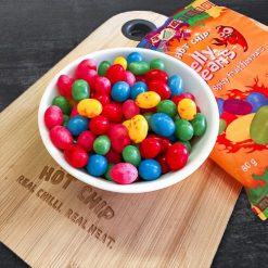 Hot Chip Jelly Beans csípős gyümölcs ízű drazsé cukorkák 60g