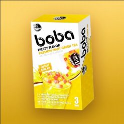 JWAY Boba Passion Fruit Maracuja ízű Boba tea készítő 3db-os szett 234g