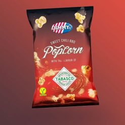 Jimmys Tabasco édes chili és BBQ ízű popcorn 90g