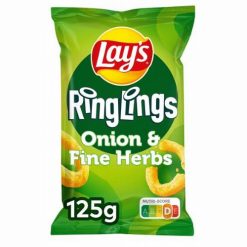 Lays Ringlings hagymakarika kukoricachips 125g