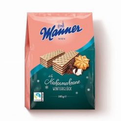 Manner Kókuszcsók ízű téli ostya 185g