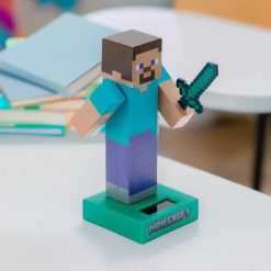 Minecraft Steve napelemes figura