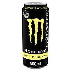 Monster Energy UK Reserve White Pineapple ananász ízű energiaital 500ml