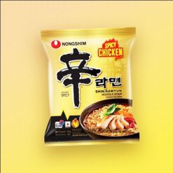 Nongshim Instant Noodles Spicy Chicken csípős csirke ízű tésztaleves 120g