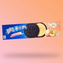 Oreo Japán fehér barack krémes keksz 97g