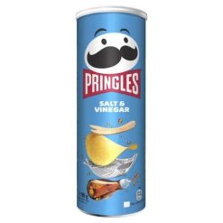 Pringles Salt and Vinegar sós ecetes ízesítésű chips 165g