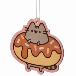 Pusheen cica a csokis fánkban csokoládé illatú autóillatosító