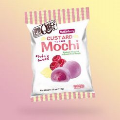 Q Custard Mochi málnakrém ízű 110g