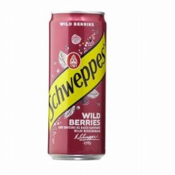 Schweppes Wild Berries vadbogyó ízű szénsavas üdítő 330ml