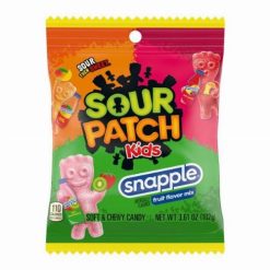 Sour Patch Kids Snapple Fruit gyümölcs ízű savanyú gumicukor 102g