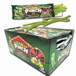 Sour Punch Pickle Roulette savanyú uborka gumicukor rulett 128g