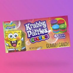 Spongebob Krabby Patties színes herkentyűburger formájú gumicukor 72g