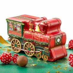 The Christmas Express tejcsokis pralinék vonat formájú fémdobozban 126g