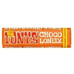 Tonys Chocolonely tengeri só és karamell ízű tejcsokoládé 47g