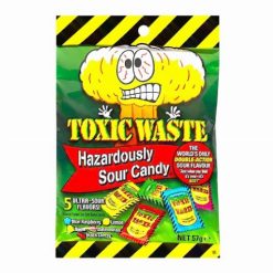 Toxic Waste Hazardously savanyú kemény cukorka 57g