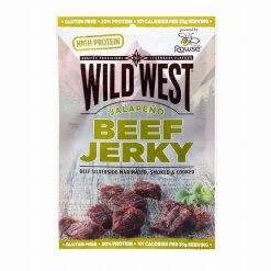 Wild West Beef Jerky jalapeno ízű szárított marhahús falatok 25g