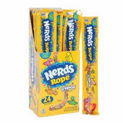 Wonka Nerds Rope Tropical trópusi gyümölcs ízű cukorkás gumicukor 26g